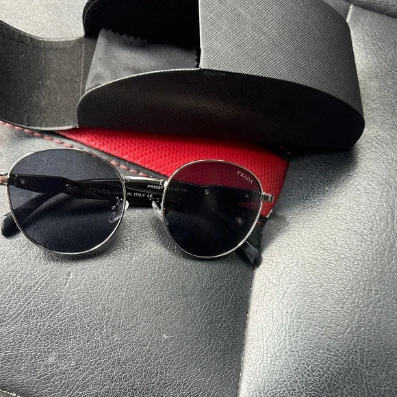 Prada Round Metal Sunglasses - Picture 2 of 7